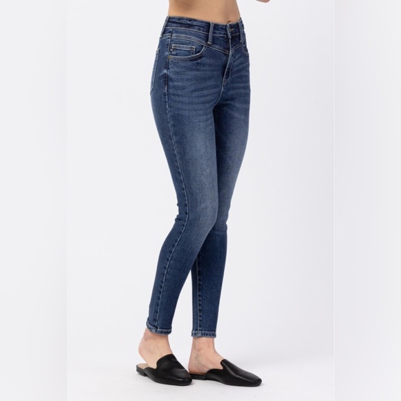 NWT Judy Blue High Rise Ankle-Length Skinny Jeans size 13 - Picture 3 of 5